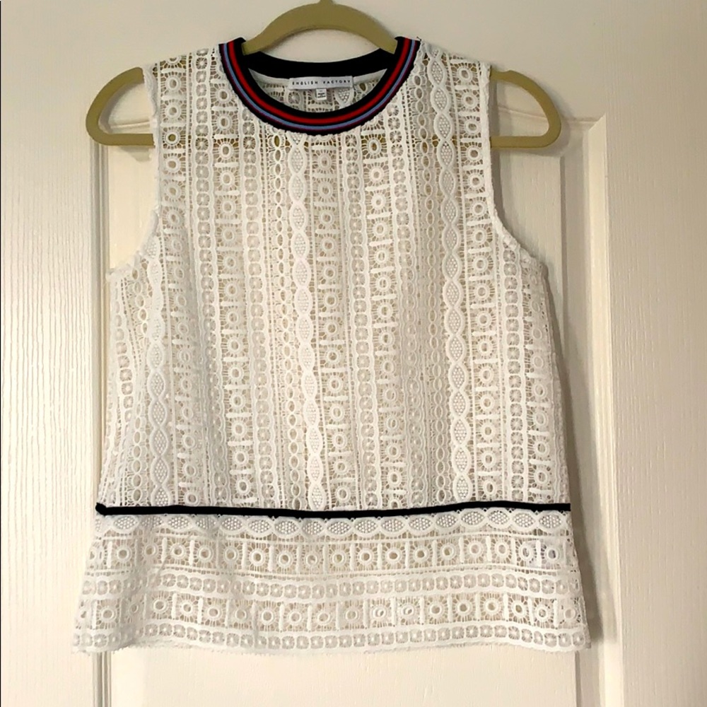 English Factory Eyelet Blouse